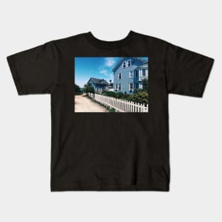 Block Island Seaside Cottages Kids T-Shirt